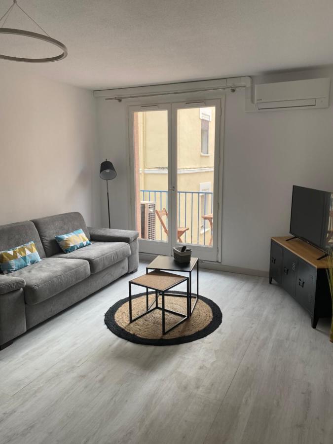 Superbe Appartement Climatise Avec Parking Prive Port Vendres Exterior foto